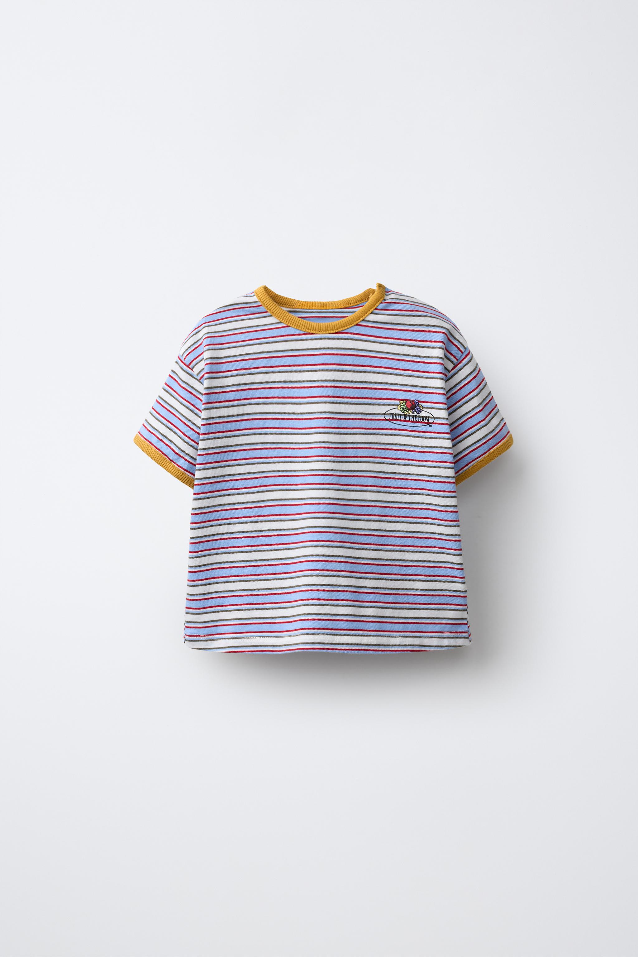 T-SHIRT IMPRIMÉ RAYURES FRUIT OF THE LOOM™
